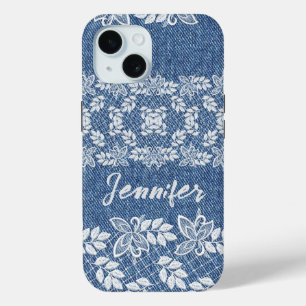 Lace Denim iPhone / coque ipad