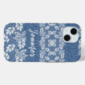 Lace Denim iPhone / coque ipad (Verso (horizontal))