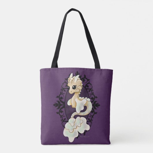 Lace Dragon Canvas tas (Achterkant)