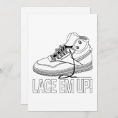 Lace Em Up Kaart (Voorkant / Achterkant)