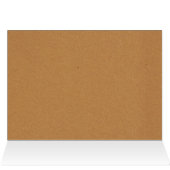 Lace en Kraft Paper Wedding (Binnen Horizontaal (Boven))