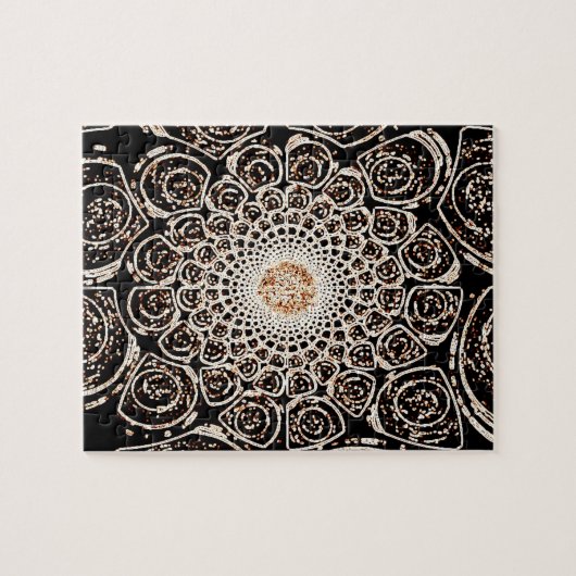 Lace Fractal Jigzaag Puzzle Legpuzzel (Horizontaal)