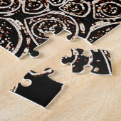 Lace Fractal Jigzaag Puzzle Legpuzzel (Zijkant)