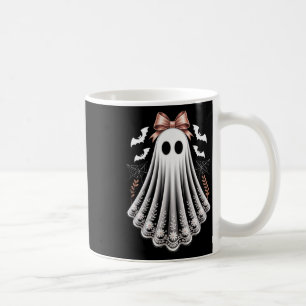 Lace Ghost Coquette Bow Dames Meisjes Halloween Ko Koffiemok