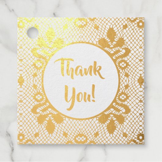 Lace-grens Bedankjes Labels (Voorkant)