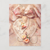 LACE HEART, ROZEN EN VREDE DOOR SHARON SHARPE BRIEFKAART (Voorkant)