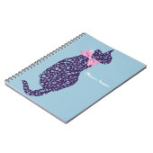 Lace Kitty Chat Silhouette Carnet (Côté gauche)