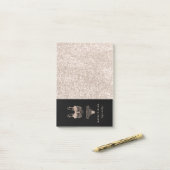 Lace Lingerie Boutique Logo Business Post-it® Notes (Op bureau)