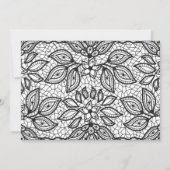 Lace look Wedding Save the Date Photo (Achterkant)