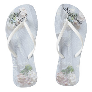 Lace Maid of Honor Wedding Teenslippers