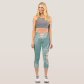 Lace mandala yoga capri leggings (Recto)