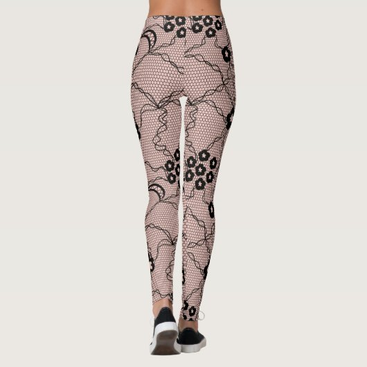 Lace Pattern Leggings (Achterkant)
