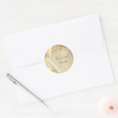  Lace Pearls Wedding Dress Sticker (Envelop)