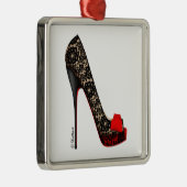 Lace Platform Peep Toe Ornament (Rechts)