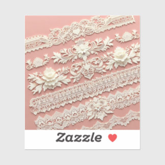Lace rand stickers om een vleugje elegantie toe te