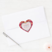  Lace Ribbons CustomName Heart Stickers (Envelop)