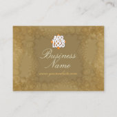 Lace Romance avec Logo grand Carte de visite (Dos)