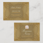 Lace Romance avec Logo grand Carte de visite (Devant / Derrière)