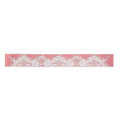 Lace roze en witte oude mode  lint (Voorkant)