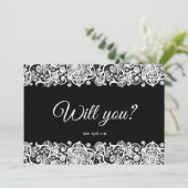 Lace Seras-tu ma carte de demoiselle d'honneur (Debout devant)