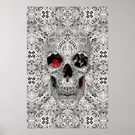 Lace Skull 2 Poster