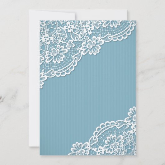 lace - uitnodigingen voor de bruiloft van moslims (Achterkant)