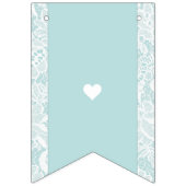 Lace Vrijgezellenfeest Banner met Date - Bunting F (Derde vlag)