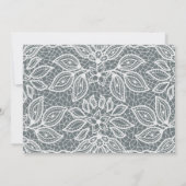 Lace Wedding Bewaar de datumfoto Save The Date (Achterkant)