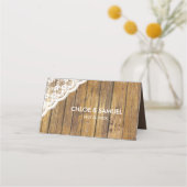 Lace Wood Mason Jar Floral Wedding (Achterkant)