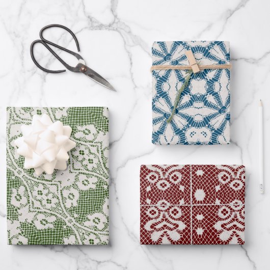 Lace Wrapping Paper Sheets (Voorkant)