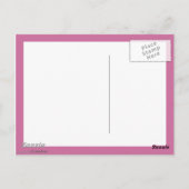 Laced Heart Shaped Photo Lijst Briefkaart (Achterkant)