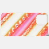 Lacelike op brede strepen in zijderoze tot beige Case-Mate iPhone case (Achterkant (horizontaal))