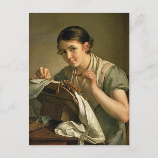 Lacemaker, 1823 briefkaart (Voorkant)