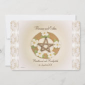Lacey Dogwood Pentacle Handfasting Kaart (Voorkant)