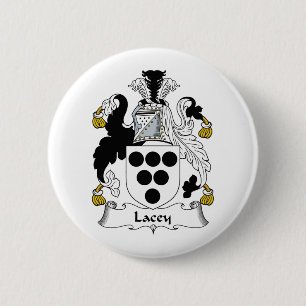 Lacey Family Crest Ronde Button 5,7 Cm