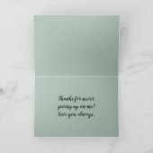 Lacey-Look Country Style Carte de fête des mères (Intérieur)