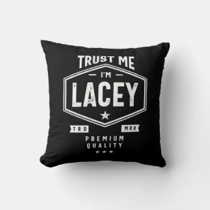 Lacey Persoonlijke naam Birthday Kussen