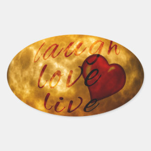 lach-417268_1920 lach liefde live maansilhouette ovale sticker