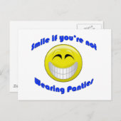 Lach als je niet... briefkaart (Voorkant / Achterkant)