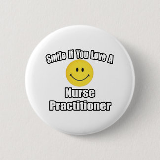 Lach als je van een verpleegkundige houdt ronde button 5,7 cm