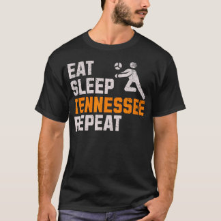 Lach Eat Slaap Tennessee Herhaal Volunr State Voll T-shirt