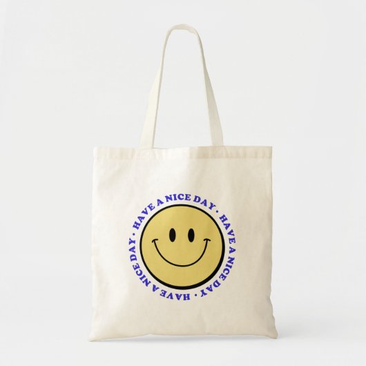 Lach, een mooie dag! tote bag (Voorkant)