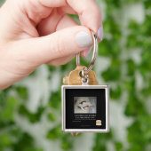 Lach en de wereld lachen met jou sleutelhanger (Hand)