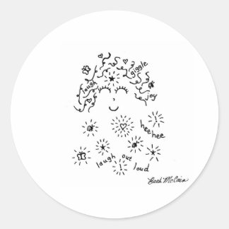 Lach en giechel Stickers