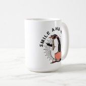 Lach en golf pinguïn koffiemok (Voorkant rechts)