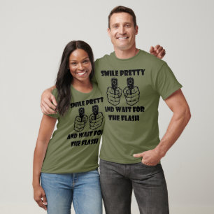 Lach en wacht op de Flash T-shirt