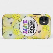 Lach en wees blij Case-Mate iPhone case (Achterkant (horizontaal))