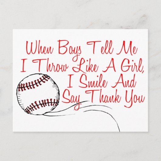 Lach en zeg bedankt briefkaart (Voorkant)