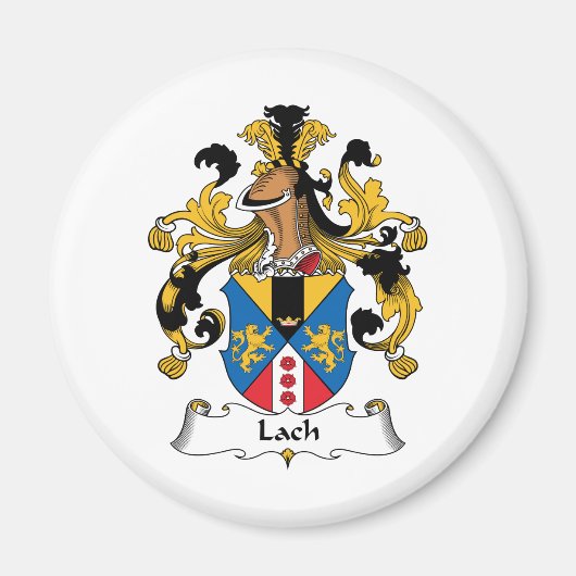 Lach Family Crest Magneet (Voorkant)