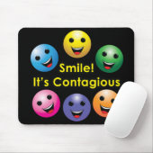 Lach! Het is besmettelijk - muispad Muismat (Met muis)